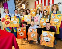 Коллективная картина арт мастер-класс