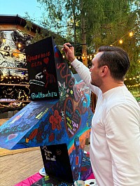 Роспись арт объекта