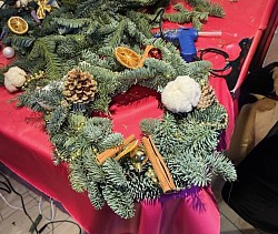 Мастер класс венки из пихты